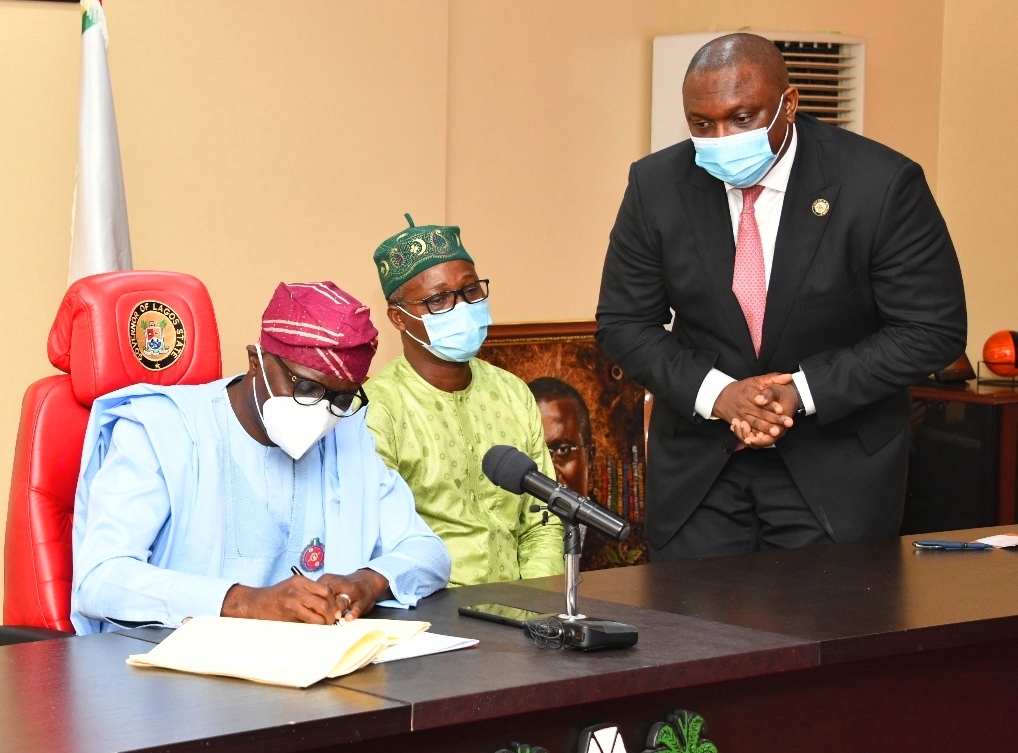 Lagos Governor Sanwo Olu Signs N Trn Budget Into Law