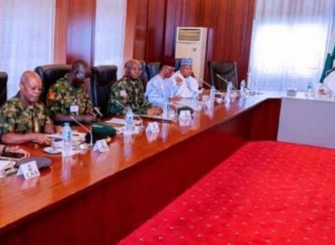 President Buhari meets with governors, security chiefs