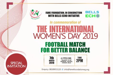 International Women Day: Fame Foundation marks Day with football match