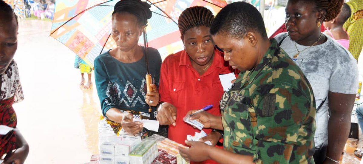 (Photo speaks)NAF FLAGS OFF 2-DAY MEDICAL OUTREACH IN IRHIRHI COMMUNITY, EDO STATE