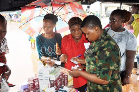 (Photo speaks)NAF FLAGS OFF 2-DAY MEDICAL OUTREACH IN IRHIRHI COMMUNITY, EDO STATE