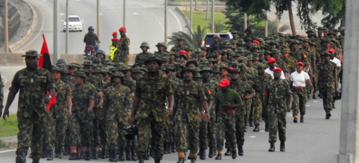 (Pictures)Buratai charges soldiers on the need to be mentally and physically fit
