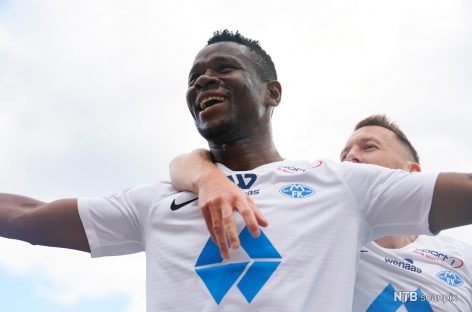 Nigerian Leke James now second  top scorer in Norway, knocks strongly on Eagles door