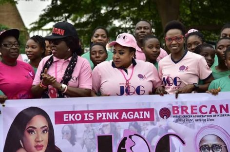 Mrs Akeredolu, Nollywood Actress, Foluke Daramola lead others to Jog for life in Lagos