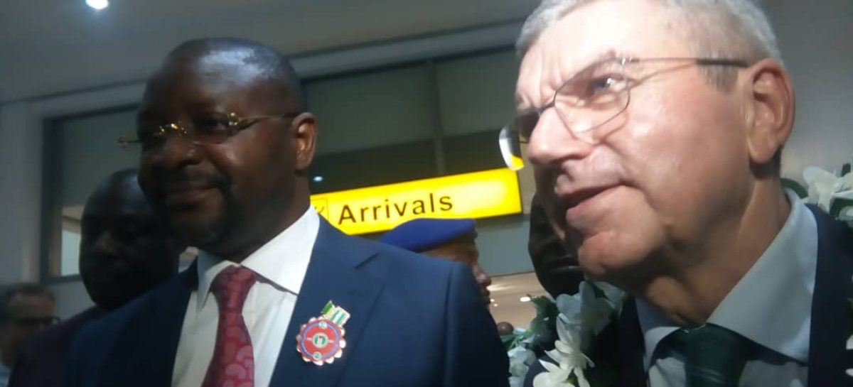 IOC president arrives, wishes Nigeria successful participation at the Tokyo Olympics