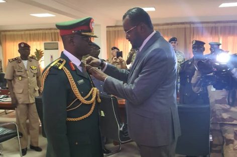 CHAD CONFERS NATIONAL HONOUR ON MAJOR GENERAL CHIKEZIE UDE