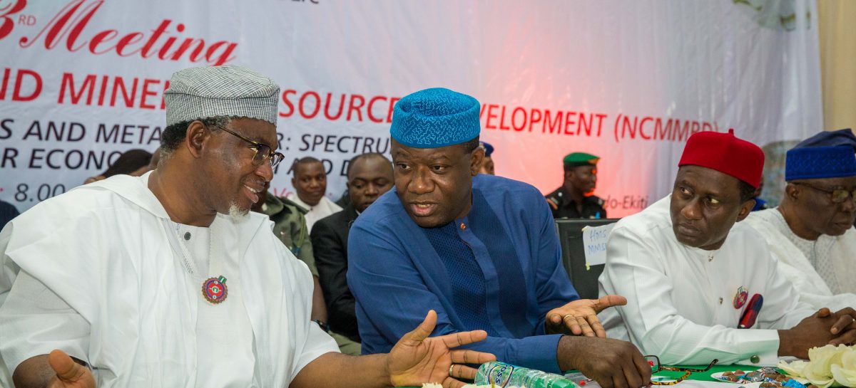ECONOMIC DIVERSIFICATION: FAYEMI, MINISTER SEEK STAKEHOLDERS BUY-IN FOR MINING SECTOR