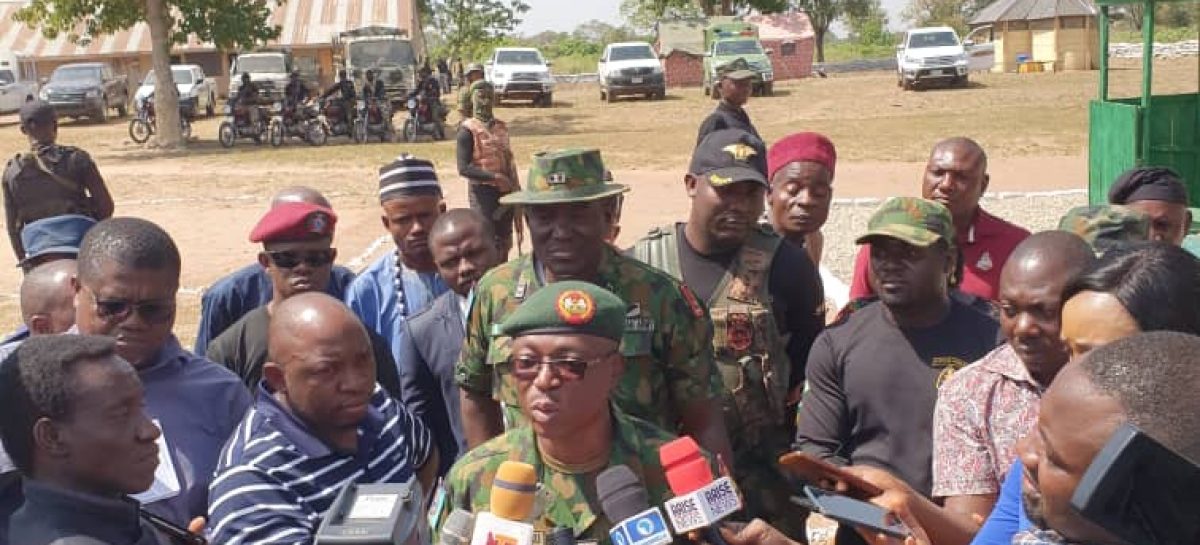 DHQ EMBARKS JOURNALISTS ON TOUR OF OPERATION WHIRL STROKE