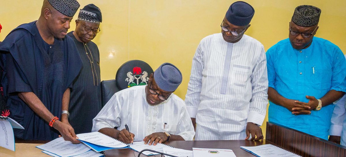 FAYEMI SIGNS 2020 BUDGET