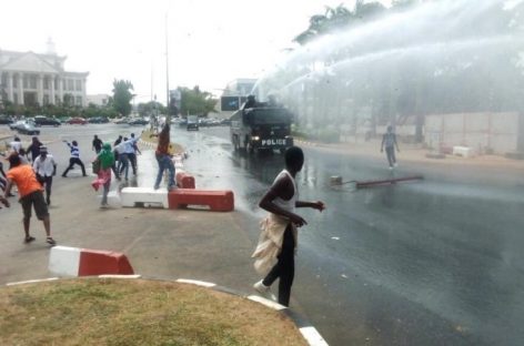 Shi’tes protest in Abuja, burns US flag over Soleimani killing