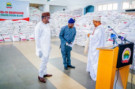 COVID-19: FAYEMI FLAGS OFF FOOD DISTRIBUTION TO VULNERABLE PEOPLE