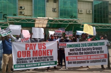 Aggrieved Contractors accuse Ministry of Agric big wigs of holding on to their N17 Billion