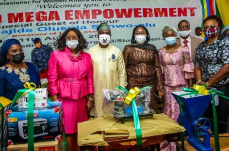 COVID-19: LAGOS EMPOWERS 1,100 VULNERABLE WOMEN, RESIDENTS WITH WORKING TOOLS