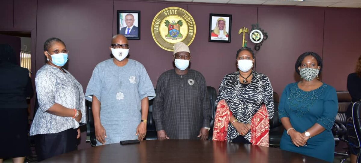 LASRERA TEAM MEETS LAGOS CHIEF JUDGE, DEMANDS SPECIAL COURT FOR REAL ESTATE PRACTITIONERS
