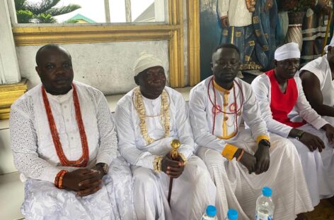 PHOTONEWS FROM THE THANKSGIVING SERVICE OF HIGH CHIEF GOVERNMENT EKPEMUPOLO (THE GOC, TOMPOLO)….