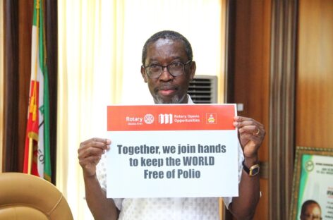 Okowa calls for efforts to keep Polio at zero level