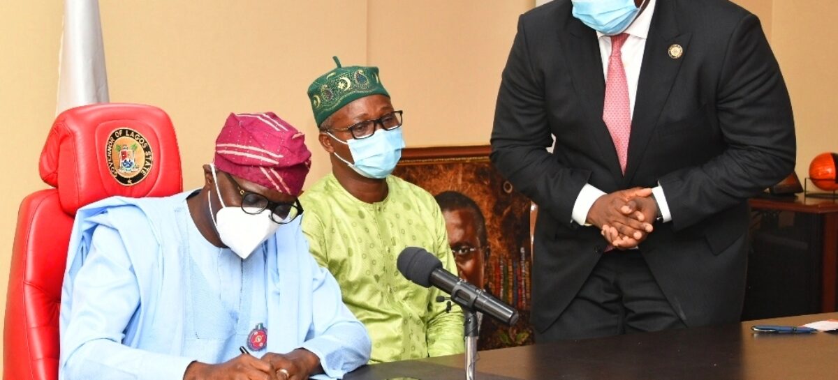 Lagos Governor, Sanwo-Olu signs N1.163trn budget into law