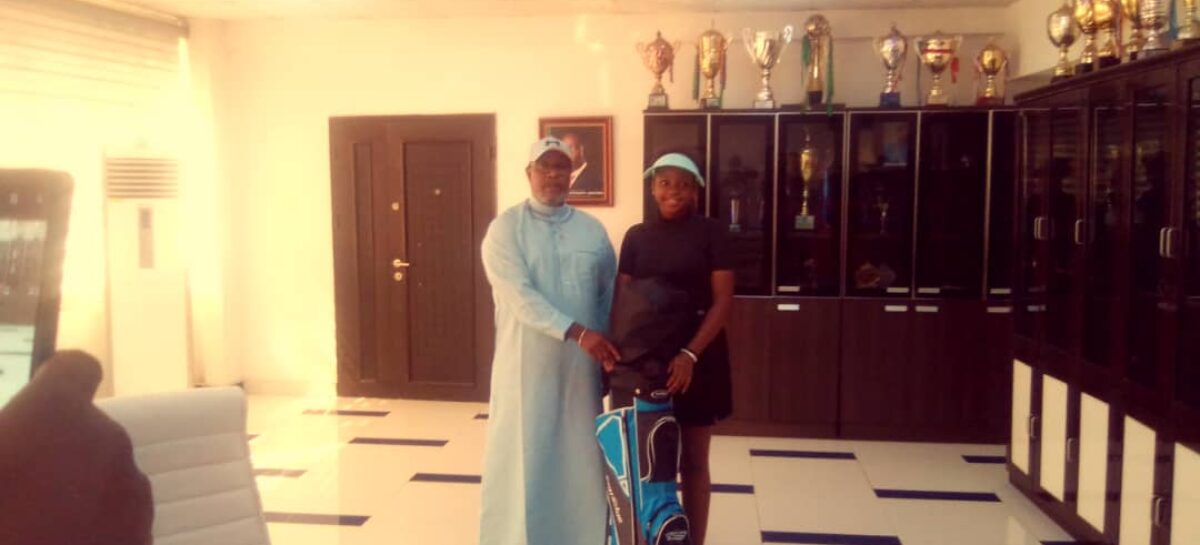 Okowa hands automatic employment to golf sensation, Chinwe Obuaya