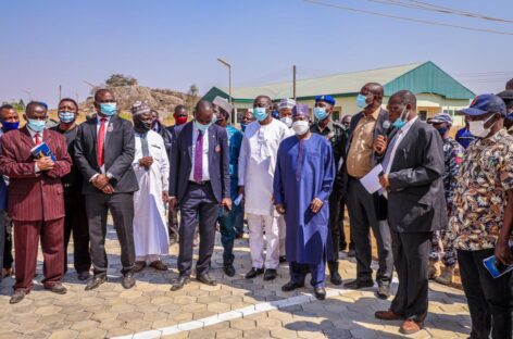 (photos) GOVERNOR LALONG INSPECTS PROJECTS AT PLATEAU STATE UNIVERSITY BOKKOS…URGES ASUU TO CALL OFF STRIKE.