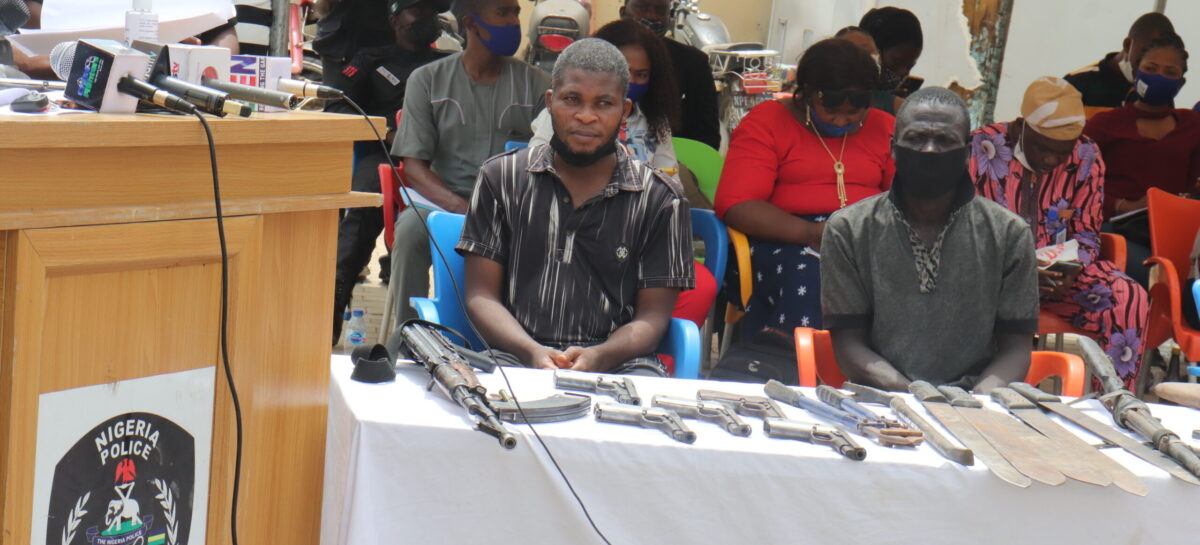 POLICE OPERATIVES BUST VIOLENT CRIMINAL NETWORKS, ARMS AND DRUGS SUPPLY CHAIN