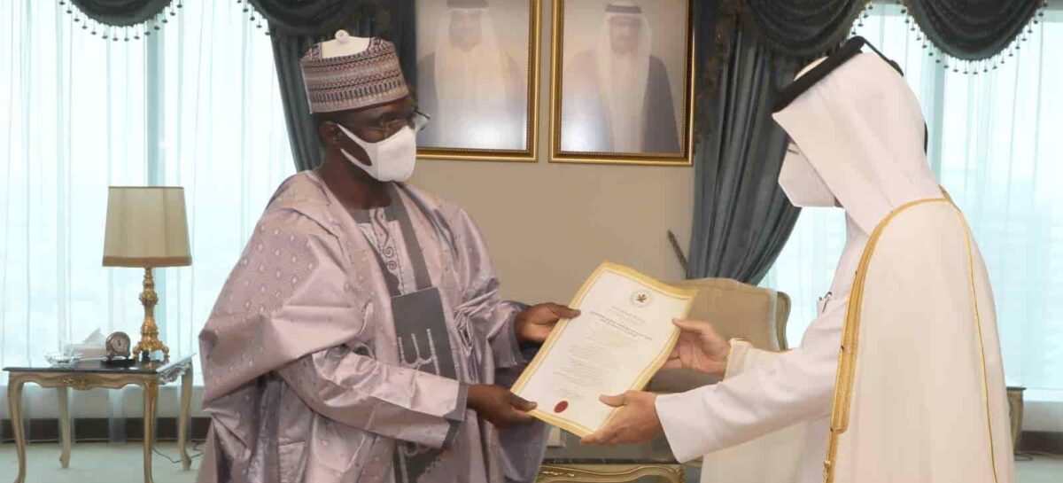 Minister presents Letter of Credence to Ambassador-Designate to Qatar, Ahmed