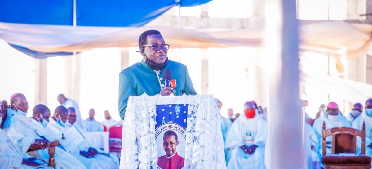 “DON’T ALLOW THE PULPIT TO BE USED FOR DIVISION AND HATRED”, GOVERNOR LALONG CHARGES RELIGIOUS LEADERS AS NEW CATHOLIC ARCHBISHOP OF JOS IS INSTALLED