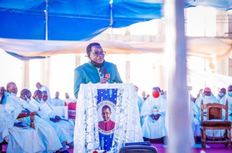 “DON’T ALLOW THE PULPIT TO BE USED FOR DIVISION AND HATRED”, GOVERNOR LALONG CHARGES RELIGIOUS LEADERS AS NEW CATHOLIC ARCHBISHOP OF JOS IS INSTALLED