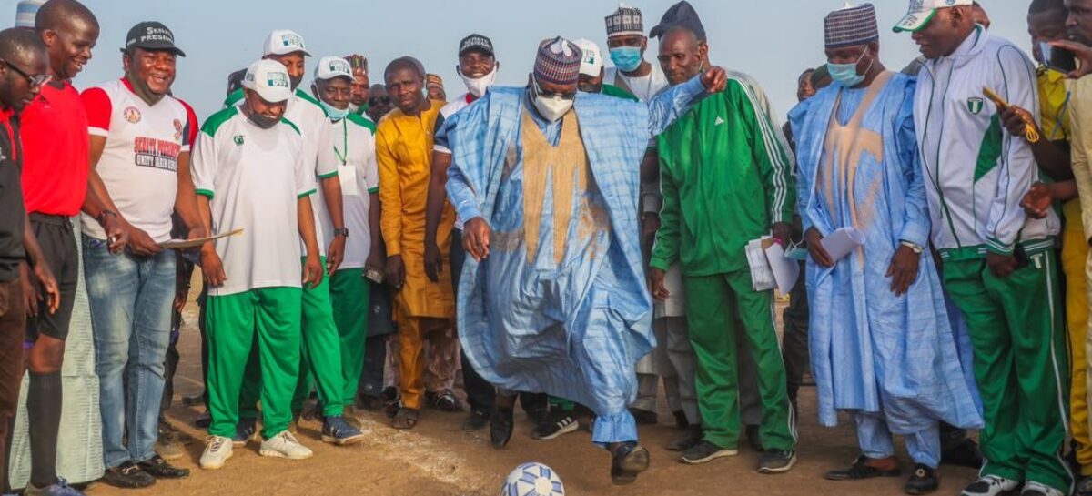 Senate President shines at soccer finals in Yobe