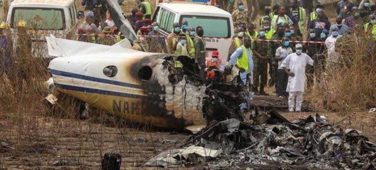 Sources claim NAF plane successfully landed before going up in flames