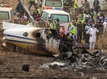Sources claim NAF plane successfully landed before going up in flames