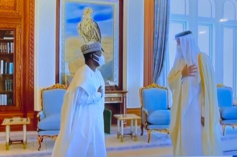 Ambassador Abdullahi Ahmed presents letters of credence to Emir of Qatar