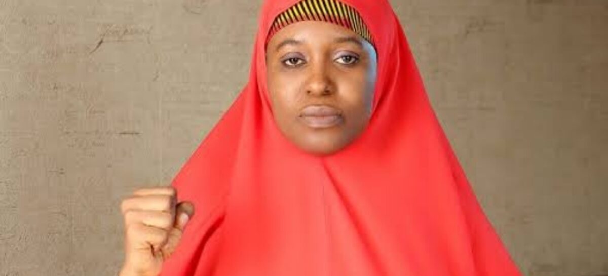 Aisha Yesufu hits gym wearing Hijab, shares video on Instagram