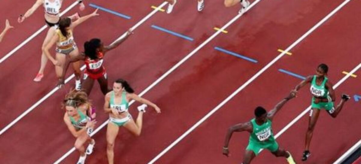 Tokyo Olympics: Nigerian women fumbles in the 4 x 100m relay
