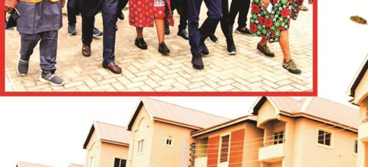 Sanwo-Olu inspects 1,188-unit Sangotedo housing project, sets deadline for commissioning