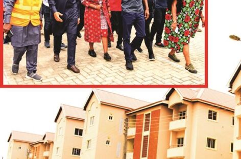 Sanwo-Olu inspects 1,188-unit Sangotedo housing project, sets deadline for commissioning