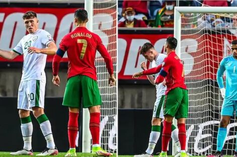 Why Ronaldo Was Not Sent Off After Slapping The Irish Player