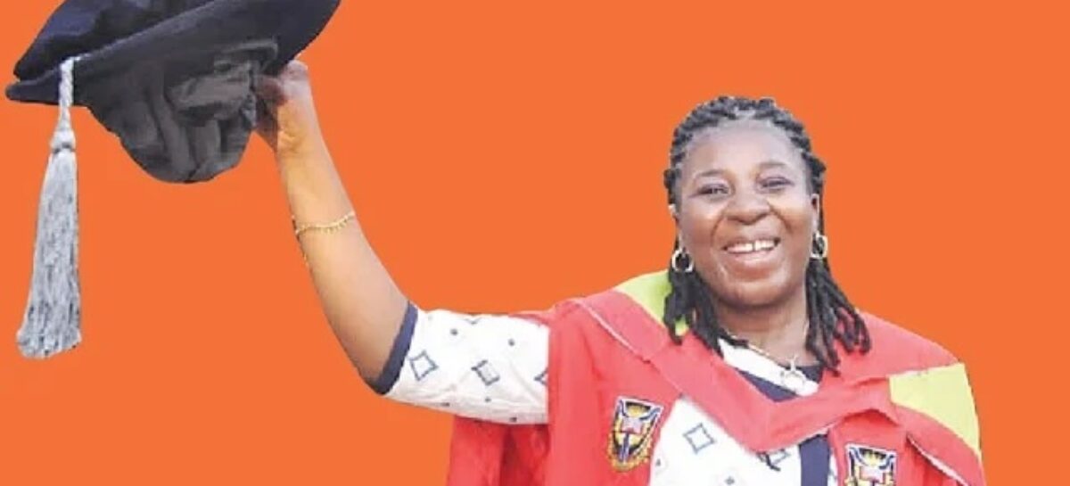 Bibiana Okoli: The Blind Woman Who Recently Bagged A Doctorate From University Of Ibadan