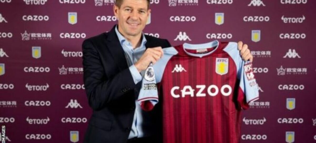 Breaking: Aston Villa names Steven Gerrard as new manager