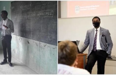 A Nigerian Classroom School Teacher Becomes A Professor in the United States