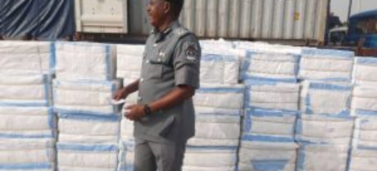 Seme Customs intercept tramadol valued N1.4bn concealed in container