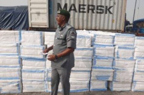 Seme Customs intercept tramadol valued N1.4bn concealed in container