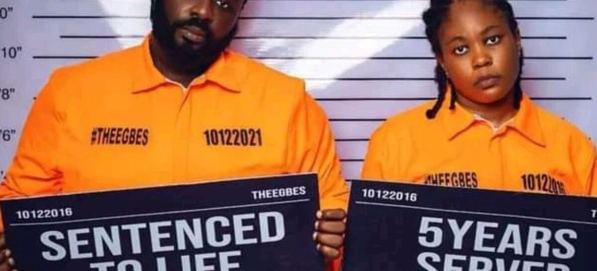 See Truth Passed By Couple Who Marked Their 5th Wedding Anniversary In a Prison Outfit