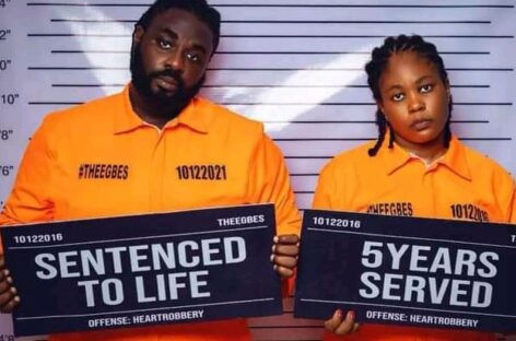See Truth Passed By Couple Who Marked Their 5th Wedding Anniversary In a Prison Outfit