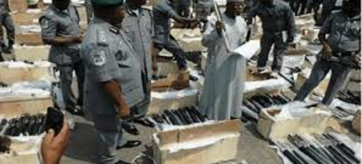 Customs intercepts container suspected to be loaded with arms at port complex