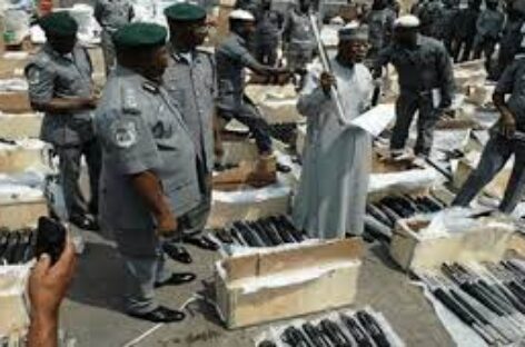 Customs intercepts container suspected to be loaded with arms at port complex