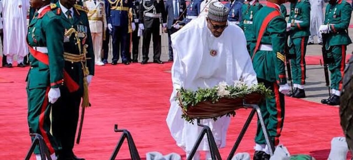 Buhari, Osinbajo, others honour military fallen, living heroes