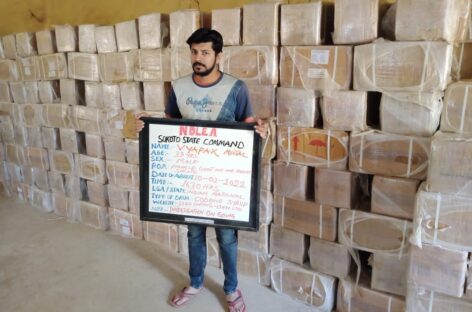 NDLEA detains Indian businessman over 134,700 bottles of Codeine smuggled into Nigeria