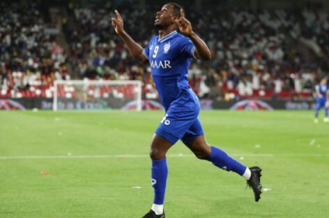 Ighalo scores as Al Hilal hit six to book semi-final place