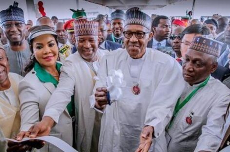 Buhari inaugurates new int’l terminal at Lagos airport 43yrs after establishment