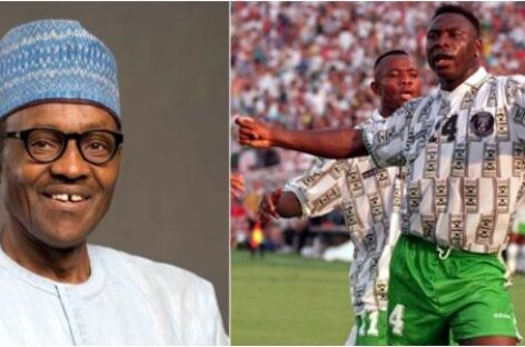 Buhari redeems houses allocated to 1994 Super Eagles team